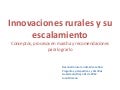 Desarrollo rural en América Latina - Juan Moreno Procasur
