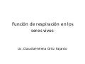 Función de respiración
