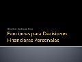 Funciones para decisiones financieras personales