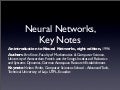 Fundamental, An Introduction to Neural Networks