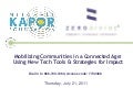 Mobilizing Communities in a Connected Age Funders Edition