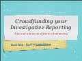 Fundraising Advice for Spot.Us