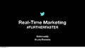 #FurtherFaster 1: Real-Time Marketing