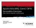 Apache ActiveMQ, Camel, CXF and ServiceMix Overview