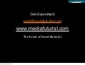 Future Of Social Media Part 2 Gerd Leonhard Presentation at Blogres Lubljana 2008