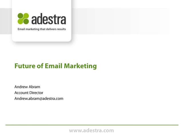 Future of email marketing figaro em...