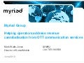 Helping mobile operators address revenue cannibalisation from OTT communication services