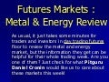 Futures Markets:   Metal and Energy Market Review