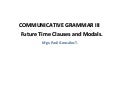 Future time clauses modals