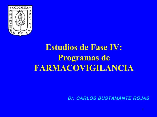 farmacovigilancia, introducción