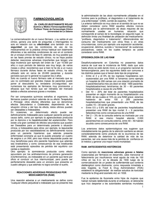 farmacovigilancia clase