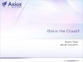 ITSM & the Cloud, what does it mean for you?