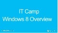 FY13 Q2 IT Camp - Windows 8 Overview