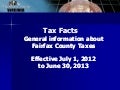 2013 Tax Facts: General Information about Fairfax County Taxes