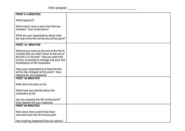 Worksheets Film Analysis Worksheet g321 film analysis worksheet