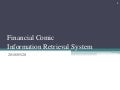 Financial Comic Information Retrieval System