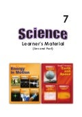 G7 science student modules  3rd & 4th qrtr