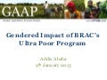 BRAC presentation at GAAP final technical workshop