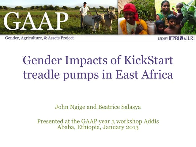 Kickstart GAAP Presentation January 2013