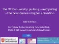 The OER university: pushing – and pulling – the boundaries in higher education