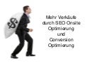 Mehr Verkäufe durch SEO Onsite- & Conversion Optimierung