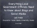 Social Media in City and County Government
