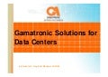 Gamatronics Solutions for Data Centers