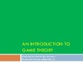 Game Theory - An Introduction (2009)