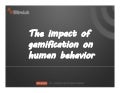Gamification and Behavioral Change