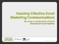 Email Best Practice - Alternate Gangplank Brownbag Presentation