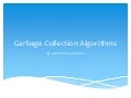 Garbage collection algorithms