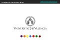 Elecciones a rector/a Universitat de València.Programa de García-Benau