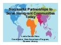 Successfully Partnerships to Serve Immigrant Communities Today