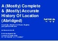 A (Mostly) Complete & (Mostly) Accurate History Of Location (Abridged)