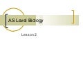Gas Exchange Surfaces