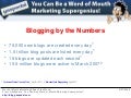 Word of Mouth Marketing Research: Blogging by the Numbers