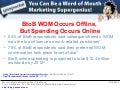 Word Of Mouth Marketing Research: BtoB WOM Occurs Offline, But Spending Occurs Online