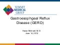 New Treatments for GERD and Barrett's Esophagus