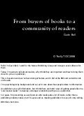 Gavin Bell - From buyers of books to a community of readers O&rsquo;Reilly TOC08