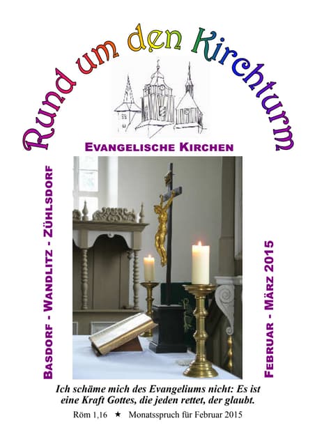 Gemeindebrief Februar -März 2015