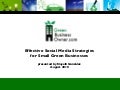 Effective Social Media Strategies for Small Green Businesses