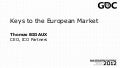 GDC12 Keys to the European Market