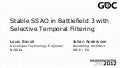 Stable SSAO in Battlefield 3 with Selective Temporal Filtering
