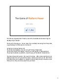 Gdc 2011 game of platform power