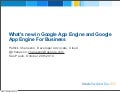GDD Brazil 2010 - What&rsquo;s new in Google App Engine and Google App Engine For Business