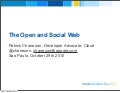 GDD Brazil 2010 - The Open and Social Web