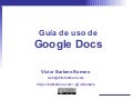 Guía de uso de Google Docs