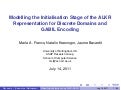 Modelling the Initialisation Stage of the ALKR Representation for Discrete Domains and GABIL Encoding