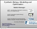 Synthetic Biology -  Modeling and Optimisation