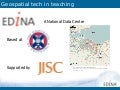 Geospatial Tech in Teaching